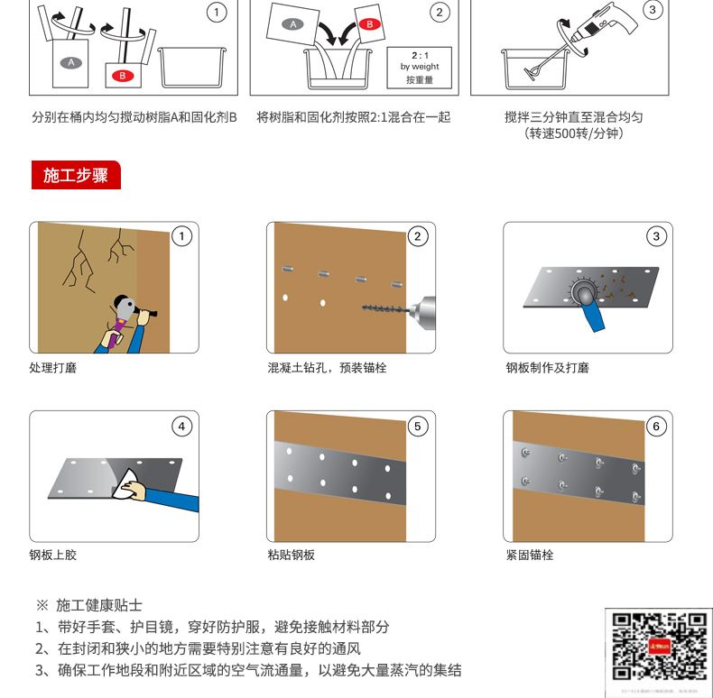 包钢类乌齐粘钢加固施工过程